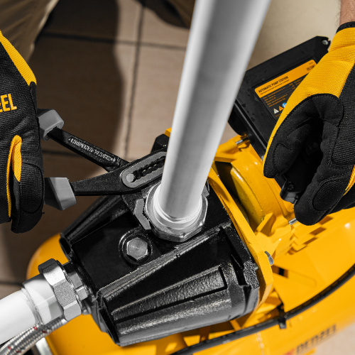 Насосная станция PS1100С, 1100 Вт, 4500 л/ч, ресивер 24 л, подъем 46 м, чугун Denzel по ценам производителя в Санкт-Петербурге с доставкой по всей России