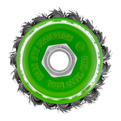 Щетка для УШМ, 75 мм, М14, "чашка", крученая металлическая проволока Сибртех по ценам производителя в Санкт-Петербурге с доставкой по всей России