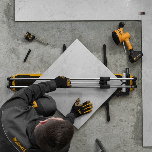 Плиткорез 1000х14мм, цельнометал. напр., каретка на подш., стальная станина, рукоятка-пенал Denzel по ценам производителя в Санкт-Петербурге с доставкой по всей России