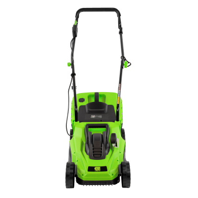 Газонокосилка электрическая L1500, 1500 Вт, ширина 33 см, 5 уровней, пластиковый травосборник 35 л Сибртех купить в Москве с доставкой по всей России | ProtosMarket.ru
