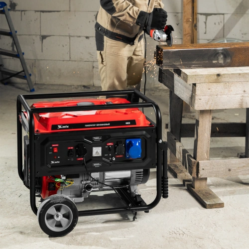 Генератор бензиновый RS-9000, 7 кВт, 230В, ручной стартер MTX по ценам производителя в Санкт-Петербурге с доставкой по всей России