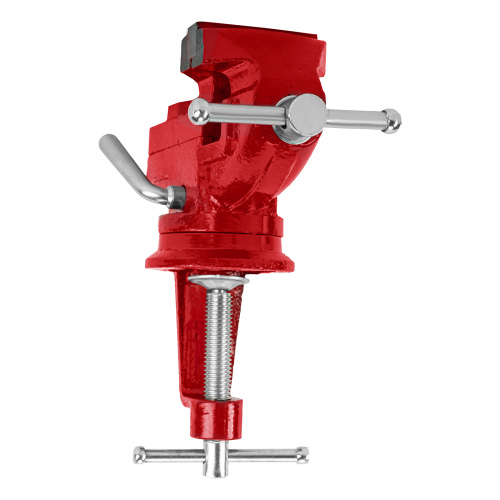 Тиски слесарные, 50 мм, настольные, поворотные, c наковальней MTX по ценам производителя в Санкт-Петербурге с доставкой по всей России