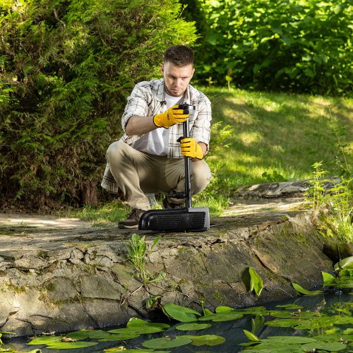 Насос фонтанный FNP90-39, 92 Вт, подъем 3,9 м, 3200 л/ч, колокольчик/каскад/гейзер Denzel купить в Москве с доставкой по всей России | ProtosMarket.ru