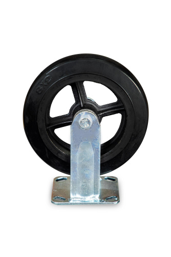 Колесо большегрузное неповоротное FCd 80 200 мм обрезиненное (N) по ценам производителя в Санкт-Петербурге с доставкой по всей России