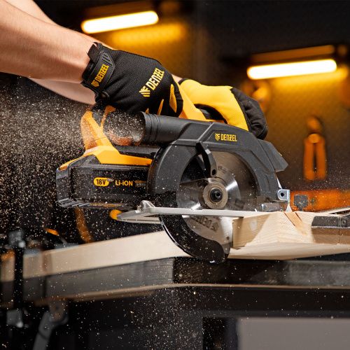 Пила циркулярная аккумуляторная бесщет. CCS-165, 18В Li-Ion Denzel купить в Москве с доставкой по всей России | ProtosMarket.ru