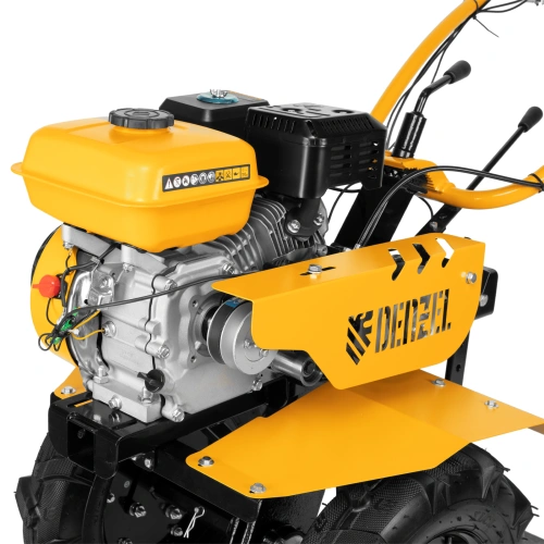Мотоблок DPT-270, 7 л.с, ременное сцепление, ширина 85 см, глубина 35 см, фрез 3 х 4, ШОМ, передачи 2В/1Н Denzel по ценам производителя в Санкт-Петербурге с доставкой по всей России