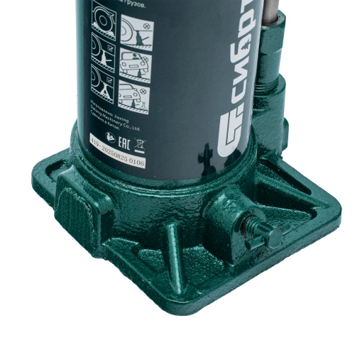 Домкрат гидравлический бутылочный, 10 т, 190-370 мм Сибртех по ценам производителя в Санкт-Петербурге с доставкой по всей России