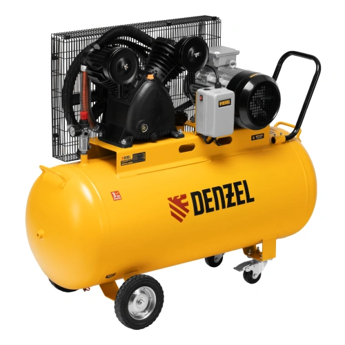 Компрессор воздушный рем. привод BCV 5500-T/200, 5,5 кВт, 200 литров, 850 л/мин Denzel по ценам производителя в Санкт-Петербурге с доставкой по всей России