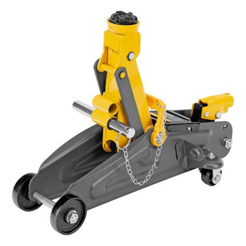 Домкрат гидравлический подкатной с фиксатором, 2 т, 130-330 мм Denzel купить в Москве с доставкой по всей России | ProtosMarket.ru