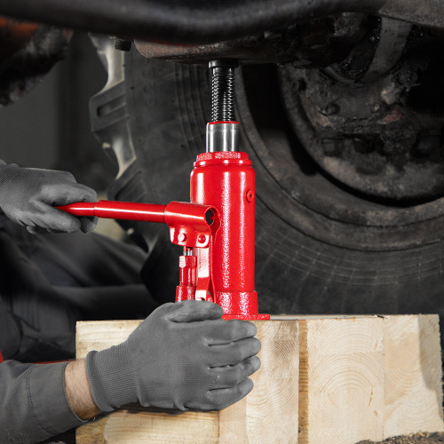 Домкрат гидравлический бутылочный, 8 т, h подъема 200-385 мм Sparta по ценам производителя в Санкт-Петербурге с доставкой по всей России