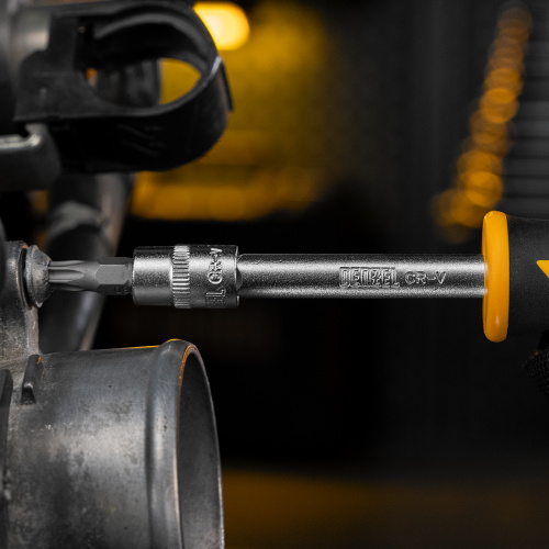 Набор инструментов, 1/2", 1/4", CrV, S2, пластиковый кейс, 109 предметов Denzel купить в Москве с доставкой по всей России | ProtosMarket.ru