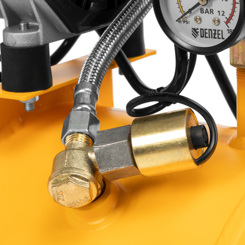 Компрессор DLS950/24 безмаслянный малошумный 950 Вт, 165 л/мин, ресивер 24 л Denzel по ценам производителя в Санкт-Петербурге с доставкой по всей России