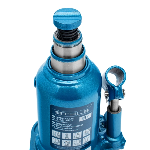 Домкрат гидравлический бутылочный телескопический, 6 т, подъем 180-410 мм Stels по ценам производителя в Санкт-Петербурге с доставкой по всей России
