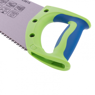 Ножовка по дереву "Зубец", 500 мм, 7-8 TPI, каленый зуб 3D, двухкомпонентная рукоятка Сибртех купить в Москве с доставкой по всей России | ProtosMarket.ru