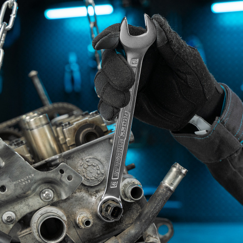 Набор ключей комбинированных 8-19 мм, 8 шт, CrV, холодный штамп Gross купить в Москве с доставкой по всей России | ProtosMarket.ru