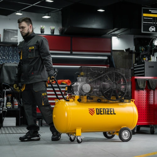 Компрессор воздушный рем. привод BCV 4000-T/200, 4,0 кВт, 200 литров, 690 л/мин Denzel по ценам производителя в Санкт-Петербурге с доставкой по всей России