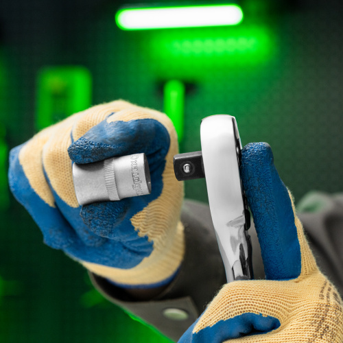 Ключ-трещотка 1/2", 45 зубьев, с быстрым сбросом, CrV, хром Сибртех по ценам производителя в Санкт-Петербурге с доставкой по всей России