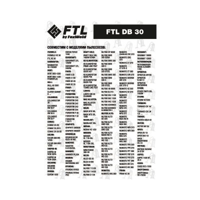 Мешок-пылесборник FTL DB 30 (комплект 5 шт.) по ценам производителя в Санкт-Петербурге с доставкой по всей России