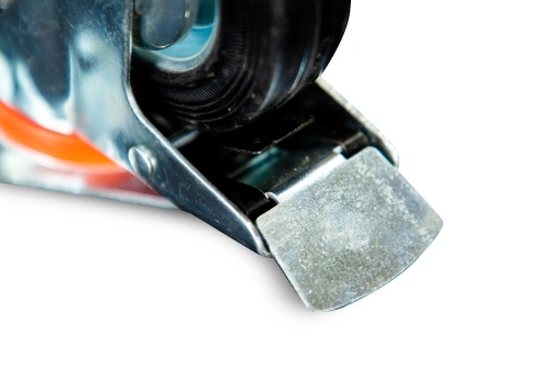 Колесо поворотное резина SCb 93 75 мм с тормозом (Y) по ценам производителя в Санкт-Петербурге с доставкой по всей России