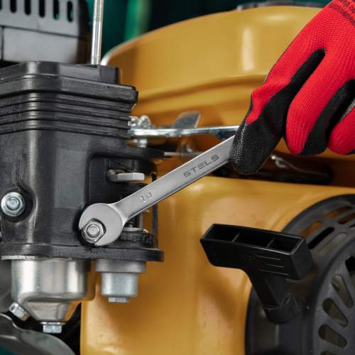 Ключ комбинированный, 10 мм, CrV, матовый хром Stels по ценам производителя в Санкт-Петербурге с доставкой по всей России