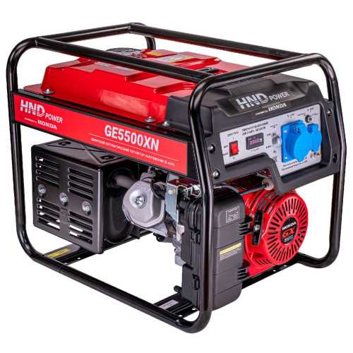 Генератор бензиновый HND GE 5500 XN по ценам производителя в Санкт-Петербурге с доставкой по всей России