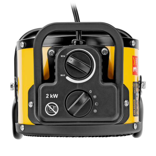 Тепловая пушка, керамический нагреватель (тепловентилятор) DHC 2-100, 230 В, 0.025/1/2 кВт Denzel по ценам производителя в Санкт-Петербурге с доставкой по всей России