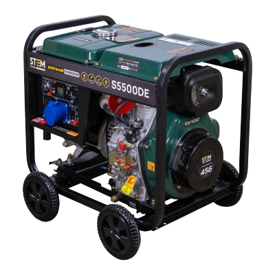 Генератор дизельный STEM Techno S5500DE (5.5 кВт, электростартер, дисплей, подогрев) купить в Москве с доставкой по всей России | ProtosMarket.ru
