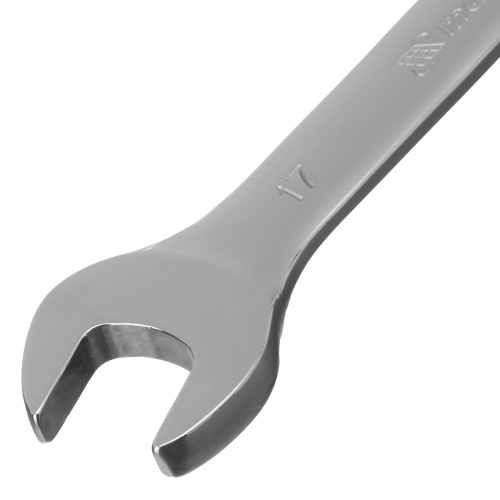 Ключ комбинированный трещоточный, 17 мм, CrV, зеркальный хром Matrix Professional купить в Москве с доставкой по всей России | ProtosMarket.ru