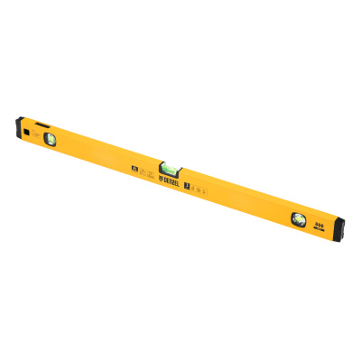 Уровень алюминиевый, магнит, фрезерованный, 3 глазка (1 зеркал.) 0,5 мм/м, 800 мм Denzel по ценам производителя в Санкт-Петербурге с доставкой по всей России