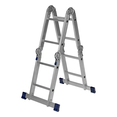 Лестница шарнирная алюминиевая, 4 х 2 ступени, Сибртех купить в Москве с доставкой по всей России | ProtosMarket.ru