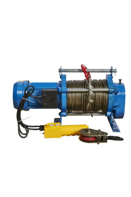 Лебедка электрическая  500/1000 кг 100/50 м с канатом 220 В TOR KCD купить в Москве с доставкой по всей России | ProtosMarket.ru
