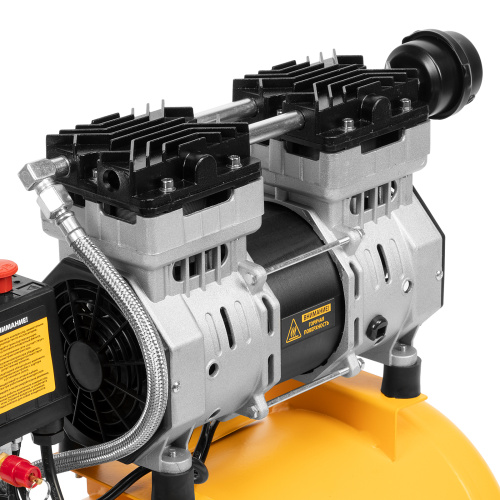 Компрессор DLS950/24 безмаслянный малошумный 950 Вт, 165 л/мин, ресивер 24 л Denzel по ценам производителя в Санкт-Петербурге с доставкой по всей России