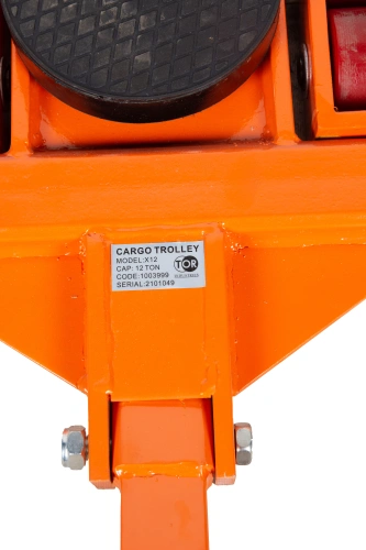 Роликовая платформа поворотная TOR X12 г/п 12 т (с ручкой) по ценам производителя в Санкт-Петербурге с доставкой по всей России