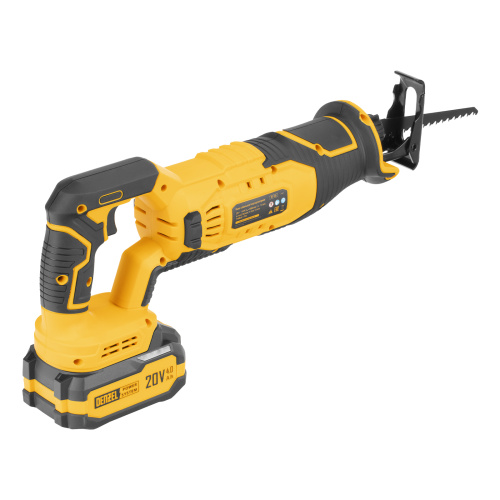 Пила сабельная аккумуляторная RS-180, Li-Ion, 20 В Denzel по ценам производителя в Санкт-Петербурге с доставкой по всей России