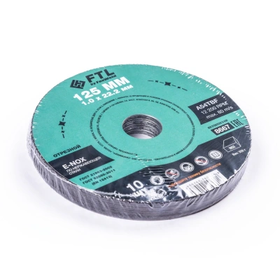 Круг отрезной по нержавеющей стали FTL E-Nox 125 х 1,0 х 22,2 мм A54TBF по ценам производителя в Санкт-Петербурге с доставкой по всей России