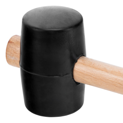 Киянка резиновая, 680 г, черная резина, деревянная рукоятка Sparta купить в Москве с доставкой по всей России | ProtosMarket.ru