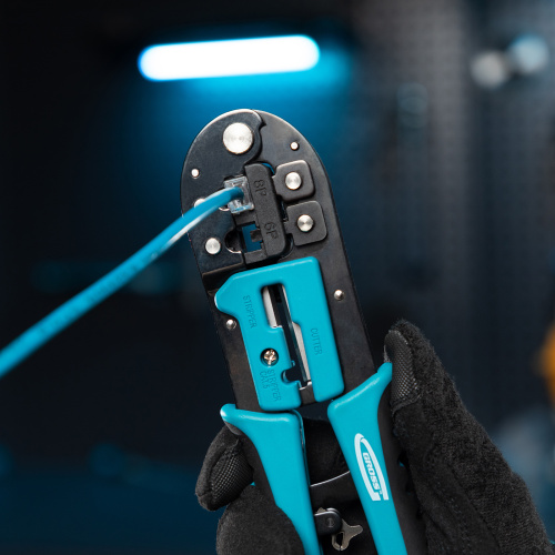 Клещи для обжима телефонных и компьютерных клемм RJ-45, 6P, 8P и RJ-11/12, 6P, 8P Gross купить в Москве с доставкой по всей России | ProtosMarket.ru