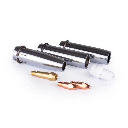 FoxWeld Набор комплектующих MIG-40 (2 наконечника, 3 сопла, 1 держ. након., 1 диффузор газ., пр-во FoxWeld/КНР) по ценам производителя в Санкт-Петербурге с доставкой по всей России