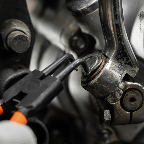 Съемник, 150 мм, для внешних стопорных колец, изогнутые губки (разжим) Sparta по ценам производителя в Санкт-Петербурге с доставкой по всей России