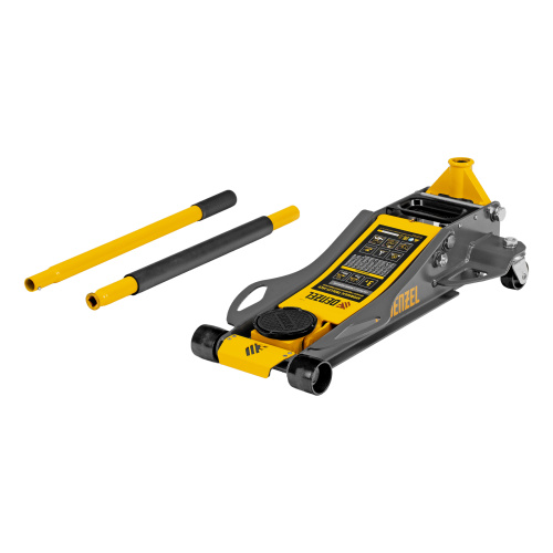 Домкрат гидравлический подкатной, 3 т, 75-500 мм, быстрый подъем, низкий подхват, проф. Denzel по ценам производителя в Санкт-Петербурге с доставкой по всей России