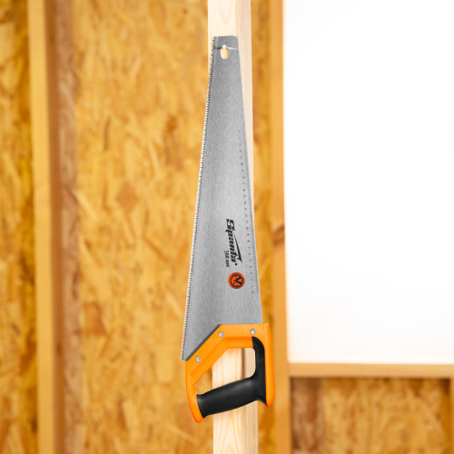 Ножовка по дереву, 500 мм, 7-8 TPI, зуб 2D, каленый зуб, двухкомпонентная рукоятка Sparta по ценам производителя в Санкт-Петербурге с доставкой по всей России