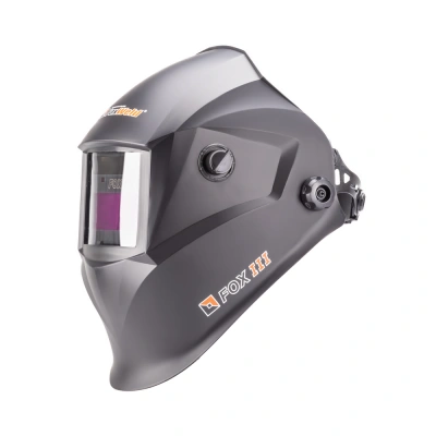 Маска сварщика FOX 3 "черная" (ф-р АСФ 4/9-13 с внеш. и внутр. рег.) без коробки купить в Москве с доставкой по всей России | ProtosMarket.ru