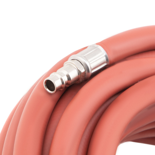 Шланг пневматический резиновый, 10 x 16 мм, 24 бар, армированный, быстросъемное соединение, 10 м Stels купить в Москве с доставкой по всей России | ProtosMarket.ru