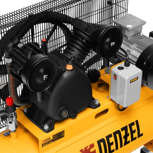 Компрессор воздушный рем. привод BCV 4000-T/100, 4,0 кВт, 100 литров, 690 л/мин Denzel по ценам производителя в Санкт-Петербурге с доставкой по всей России
