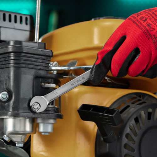 Ключ комбинированный, 11 мм, CrV, матовый хром Stels купить в Москве с доставкой по всей России | ProtosMarket.ru