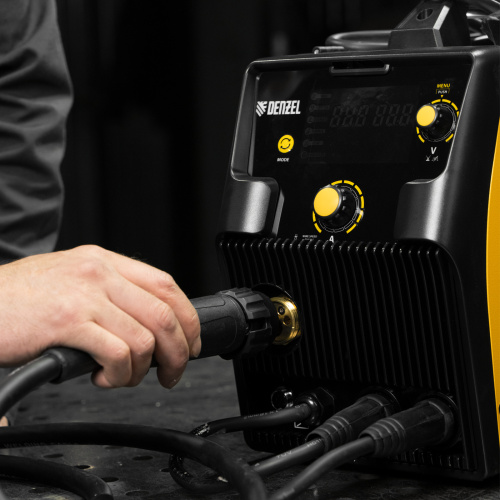 Аппарат инвертор. полуавтомат. cварки IMIG-205SDR, 200 А, ПВ 60%, катушка 5 кг Denzel по ценам производителя в Санкт-Петербурге с доставкой по всей России
