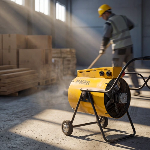 Тепловая пушка SFH-15000, 400 В, 1600 м3/ч, вентилятор 3 режима, 9000/15000 Вт Denzel по ценам производителя в Санкт-Петербурге с доставкой по всей России