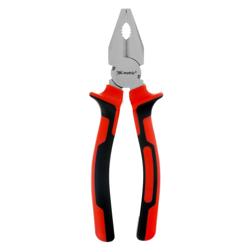 Плоскогубцы Nickel, никелированные 200 мм, двухкомпонентные рукоятки Matrix купить в Москве с доставкой по всей России | ProtosMarket.ru