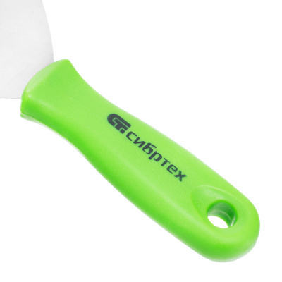 Шпательная лопатка из нержавеющей стали, 120 мм, пластмассовая ручка Сибртех купить в Москве с доставкой по всей России | ProtosMarket.ru