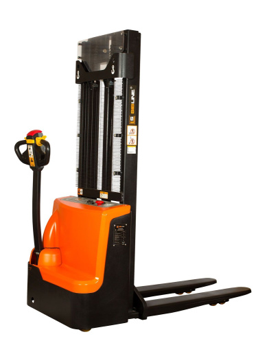 Штабелер электрический самоходный, поводковый 1,5 т - 3 м Вилы: 1150 , Гелевая АКБ, WS1530 SIBLINE по ценам производителя в Санкт-Петербурге с доставкой по всей России